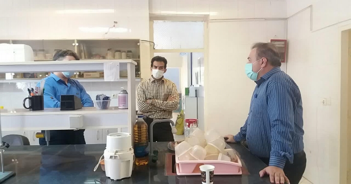 بازدید از آزمایشگاه بخش خصوصی شهرستان ساوه در استان مرکزی