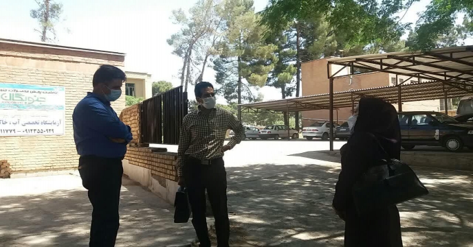 بازدید از آزمایشگاه بخش خصوصی شهرستان ساوه در استان مرکزی