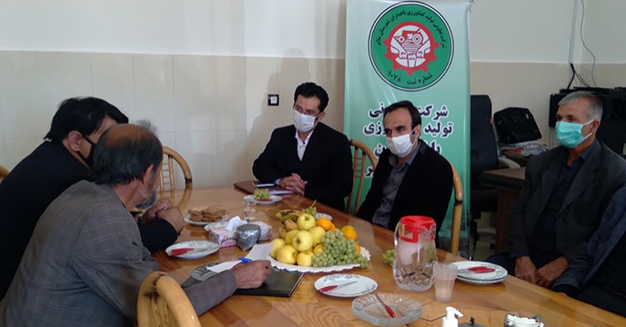 بازدید مدیر شرکت خدمات حمایتی کشاورزی استان همدان از کارگزاری باغداران ملایر