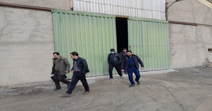 بازدید مدیر شرکت خدمات حمایتی کشاورزی استان مرکزی از محل ذخیره سازی کود و روند کیسه گیری کود فله اوره و بارگیری کود در انبار های سازمانی علی آباد و شهید شاملو 