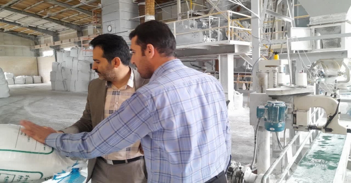 بازدید از کارخانه تولید داخلی کود های کشاورزی شهرستان ساوه در استان مرکزی