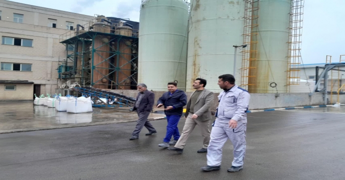 بازدید از کارخانه کود تولید داخلی در شهر صنعتی کاوه در شهر ساوه استان مرکزی – فروردین 1403 