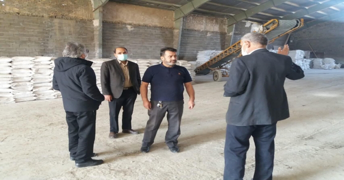 بازدید رییس واحد حراست استان مرکزی از انبارهای سازمانی استان مرکزی