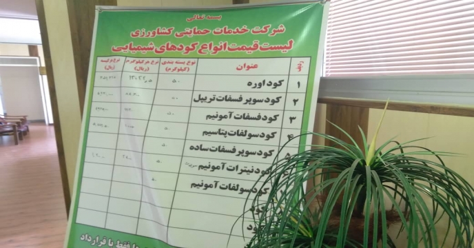 پایش کودی شهرستان شهریار
