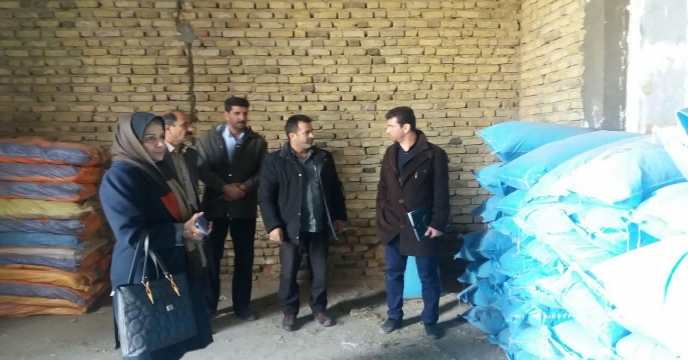 بازدید کارشناسان محترم توزیع ، حمل ، نگهداری ستاد از انبارهای استان مرکزی مورخ 13 آذرماه 98
