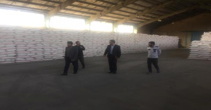 بازدید مدیر خراسان شمالی به اتفاق مدیر پشتیبانی سازمان از انبار بجنورد