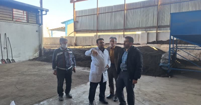 بازدید از کارخانه تولید کود متقاضی با شرکت خدمات حمایتی در خمین ( شرکت کود الوند دانه خمین ) استان مرکزی 