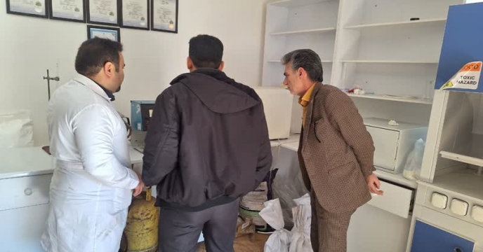بازدید از کارخانه تولید کود متقاضی با شرکت خدمات حمایتی در خمین ( شرکت کود الوند دانه خمین ) استان مرکزی 
