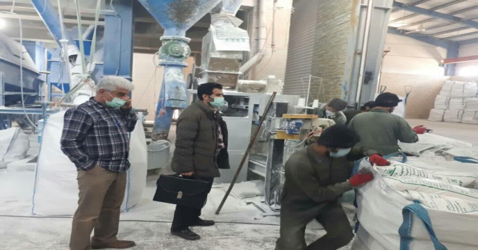 بازدید از کارخانه داخلی تولید کود شیمیایی طرف قرار داد شهرستان ساوه