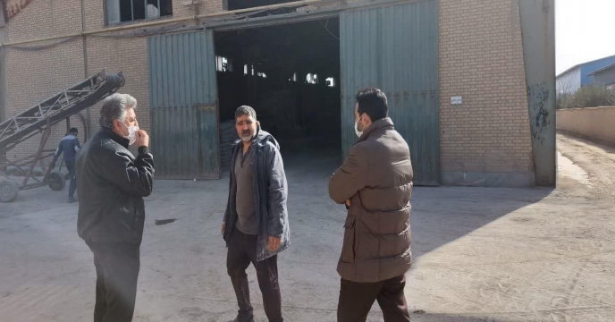 بازدید از کارگاه شرکت تولید کود داخلی در شهرستان ساوه