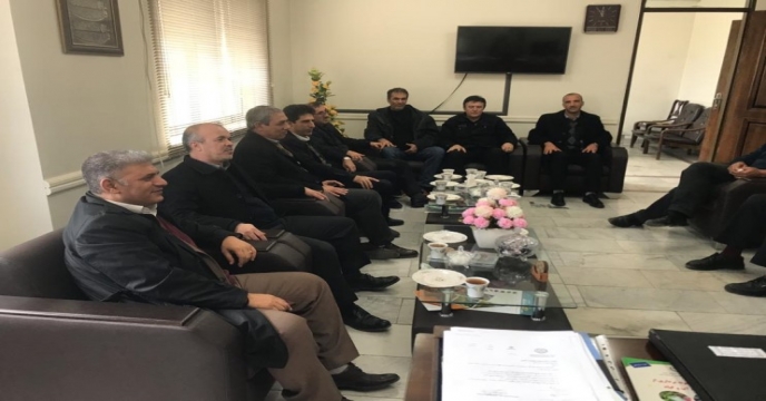 بازدید جمعی از مدیران سازمان جهاد کشاورزی با مدیر استان آذربایجان غربی
