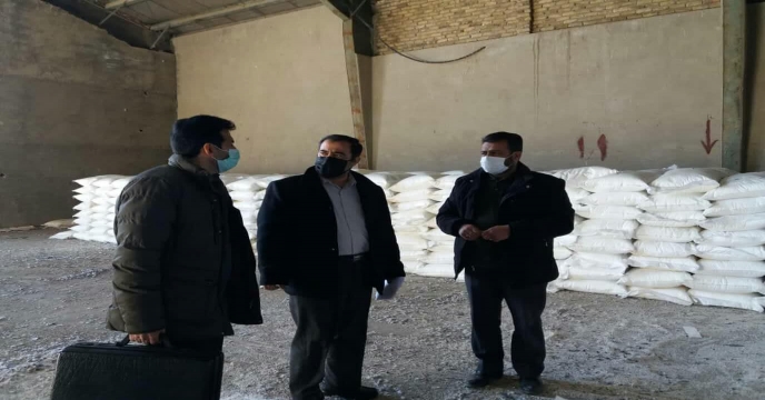 بازدید از انبارهای کود استان مرکزی - بهمن 1400