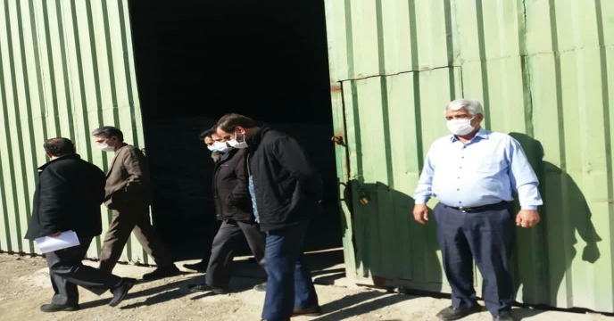 بازدید از انبارهای کود استان مرکزی - بهمن 1400