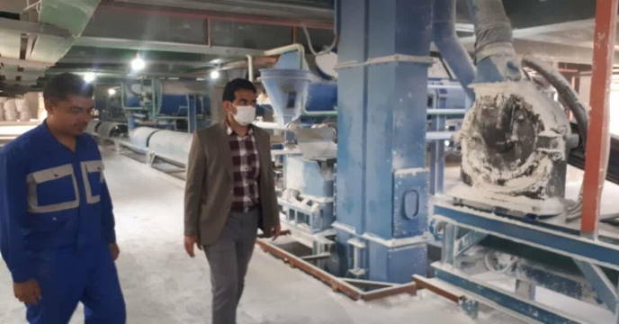 بازدید از کارخانه تولید کود تدبیر فراست ساوه در استان مرکزی