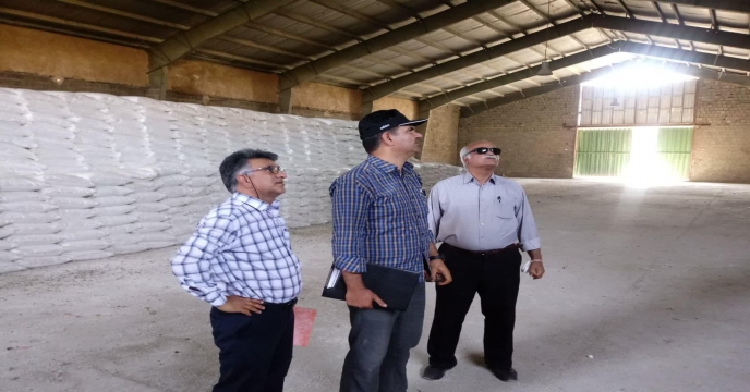 بازدید کارشناس محترم بیمه واحد توزیع ، حمل ، نگهداری ستاد از انبارهای استان مرکزی