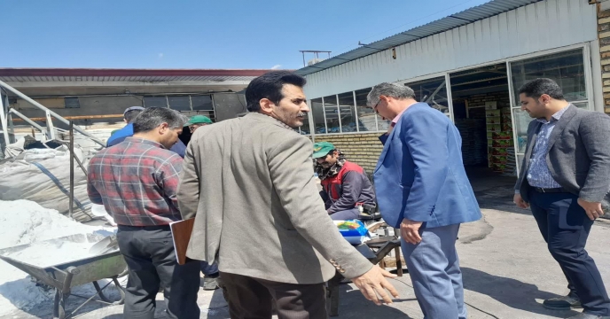 بازدید میدانی از کارخانه تولیدکننده داخلی کود های غیر یارانه ای شرکت بیوزر خمین - استان مرکزی 