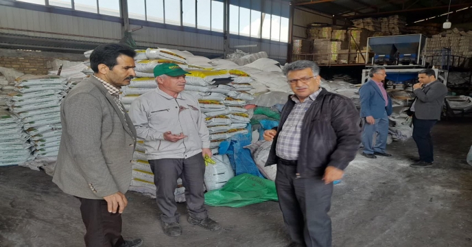 بازدید میدانی از کارخانه تولیدکننده داخلی کود های غیر یارانه ای شرکت بیوزر خمین - استان مرکزی 