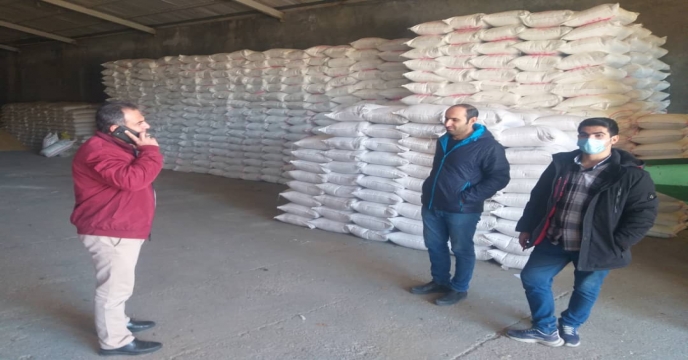 بازدید از انبار کارگزاران شهرستان میاندوآب