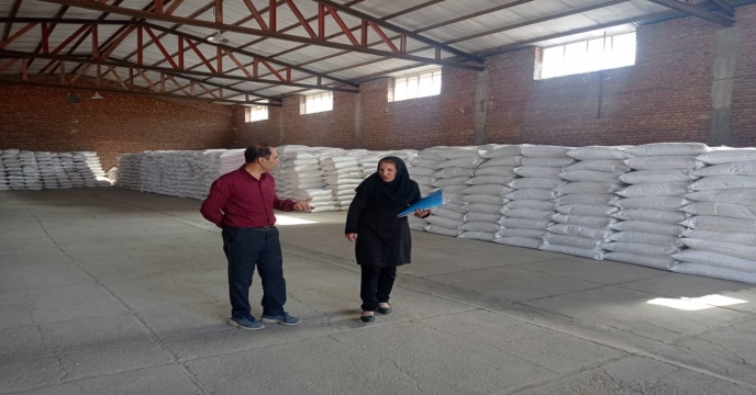 بازدید از انبار کارگزاران شهرستان بوکان