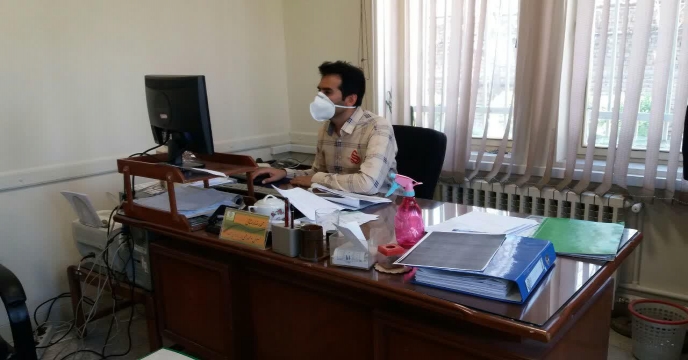 فعالیت و حضور حداقلی همکاران شرکت خدمات حمایتی کشاورزی با رعایت کلیه موارد ایمنی و بهداشتی در استان مرکزی