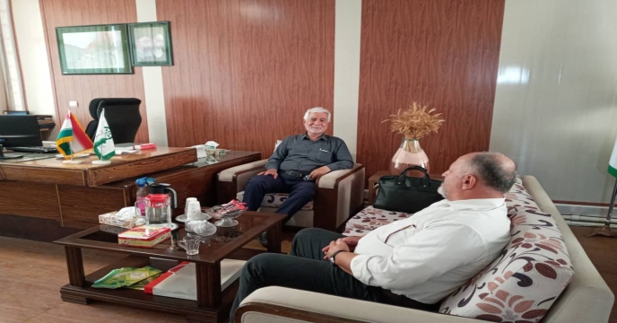 دیدار با کارگزار توزیع نهاده های کشاورزی شهرستان قدس