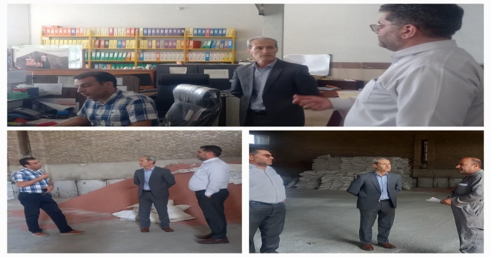 بازدیدهای گروه پایش از نحوه توزیع کود کارگزاران شهرستان فرمهین استان مرکزی 