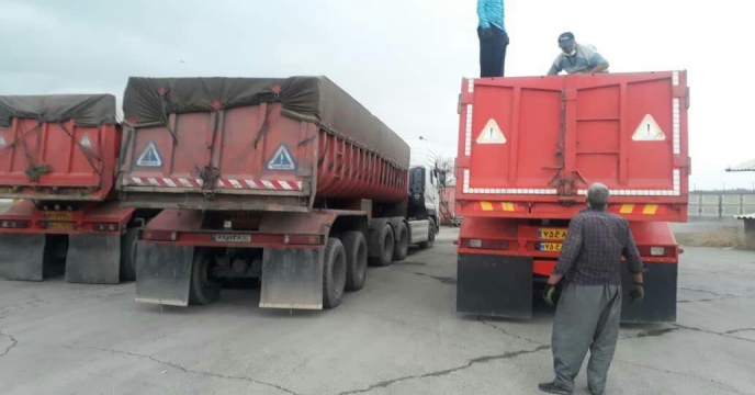 بارگیری و ارسال کودسولفات پتاسیم پودری ازانبار های استان مرکزی به مقصد استان هرمزگان