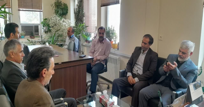 آیین مراسم تودیع و معارفه سرپرست جدید حراست شرکت خدمات حمایتی کشاورزی استان مرکزی