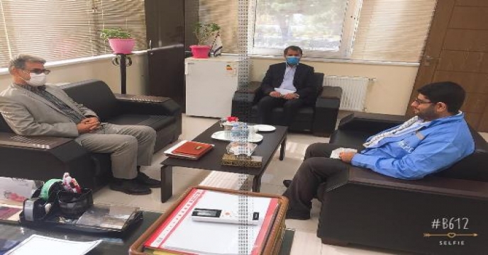 جلسه مدیر خراسان شمالی با مسئول حراست پتروشیمی خراسان