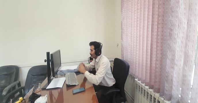 برگزاری وبینار سراسری کمیته فنی بذر بصورت ویدئو کنفرانس و حضور مدیر فنی بذر استان جناب مهندس رضایی