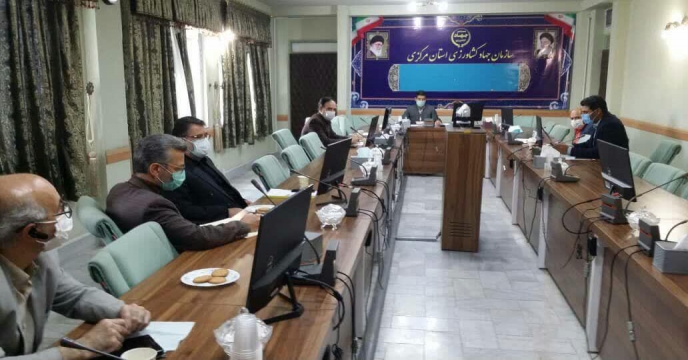 جلسه سازمان بادبیری مدیریت برنامه ریزی واقتصادی سازمان درخصوص عملیاتی نمودن کشاورزكارت در استان مرکزی