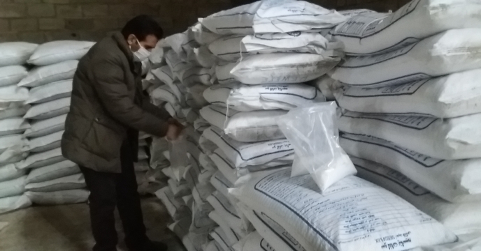 فرآیند نمونه برداری از کود و گندم در انبارهای سازمانی و کارگزاران از ابتدای سال تا کنون استان مرکزی