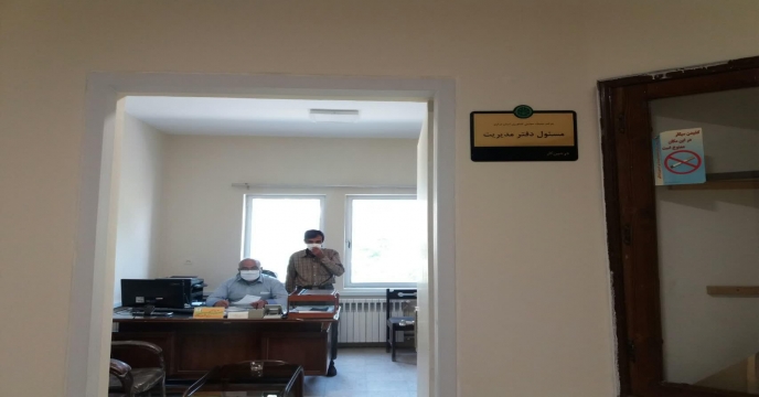 ضرورت استفاده از ماسک توسط کارکنان شرکت خدمات حمایتی کشاورز ی استان مرکزی