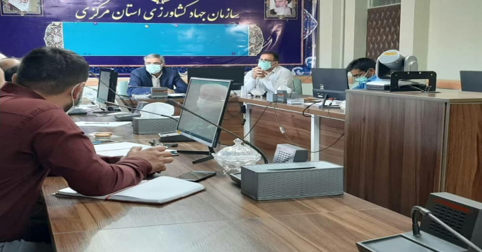 جلسه کمیته فنی نهال سازمان جهاد کشاورزی استان مرکزی اسفند ماه1400