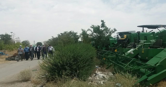 رونمایی و بهره برداری از پهپاد سمپاش در استان مرکزی