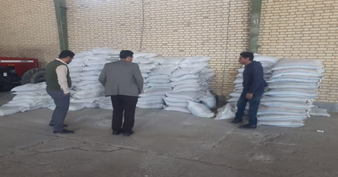 بازدید از انبار کارگزاران های کود در منطقه فراهان – شهرستان آشتیان استان مرکزی 