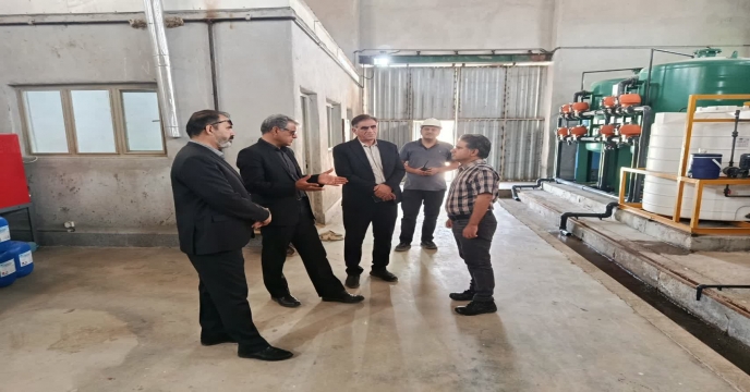 بازدید مدیر شرکت خدمات حمایتی کشاورزی خراسان شمالی از کارخانه تولید کود سولفات آمونیوم