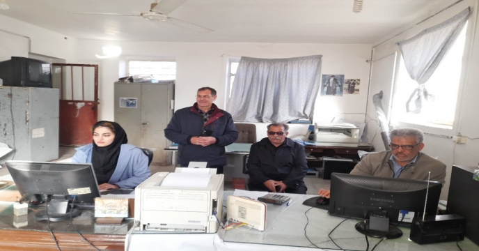 بازدید کار گروه پایش استان از انبار کارگزاری تعاونی روستایی شهرستان فردوس