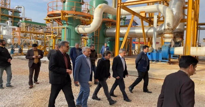 بازدید از کارخانه تولید کود سولفات آمونیوم بجنورد 