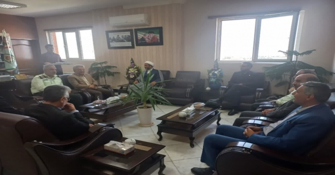 دیدار مدیر شرکت خدمات حمایتی کشاورزی خراسان شمالی با فرمانده نیروی انتظامی استان