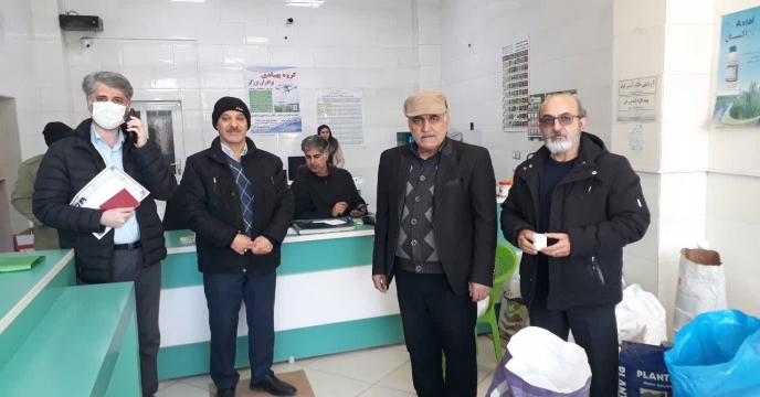 بازدید از مراکز فروش کود شهرستان مانه و سملقان