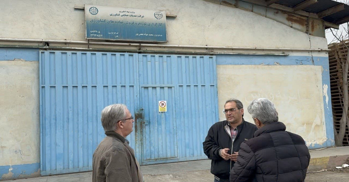  بازدید از انبار کارگزاران توزیع نهاده های کشاورزی شهرستان آبیک