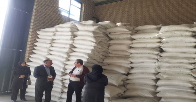 بازدید مدیر استان تهران به همراه کارشناسان ستاد از کارگزاری توزیع نهاد های کشاورزی نواب صفوی اسلامشهر و مصاحبه با مدیرعامل این کارگزاری