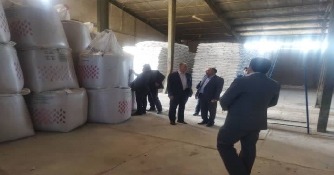بازدید معاون تولیدات گیاهی و مدیران زراعت و باغبانی سازمان جهاد کشاورزی استان تهران از انبارهای سازمانی شرکت