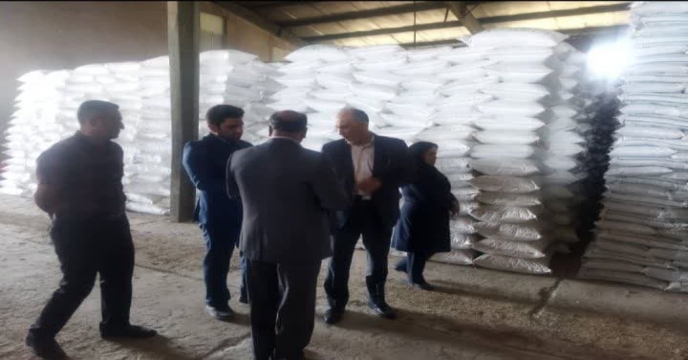 بازدید معاون تولیدات گیاهی و مدیران زراعت و باغبانی سازمان جهاد کشاورزی استان تهران از انبارهای سازمانی شرکت