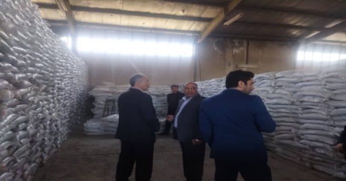 بازدید معاون تولیدات گیاهی و مدیران زراعت و باغبانی سازمان جهاد کشاورزی استان تهران از انبارهای سازمانی شرکت
