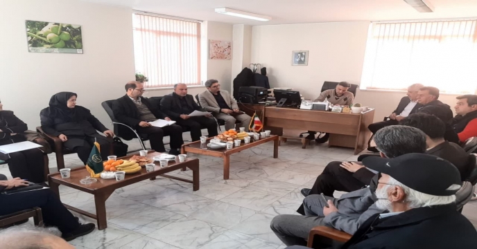جلسه رفع مشکلات تعاونی روستایی های منطقه لواسانات