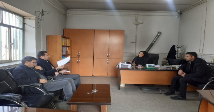 بازدید کارشنان فنی از محل جدید انبار کارگزاری شهرستان قرچک