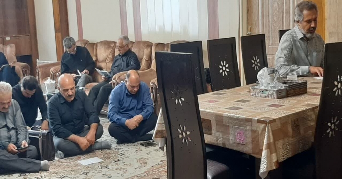 برگزاری مراسم زیارت عاشورا در مدیریت شرکت خدمات حمایتی کشاورزی استان تهران
