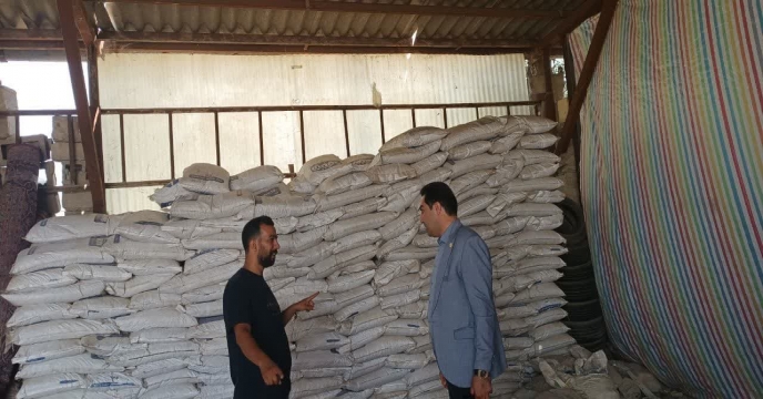 بازدید کارشناسان فنی و پایش و نظارت بر مواد کودی استان تهران از کارگزاری های شهرستان ری